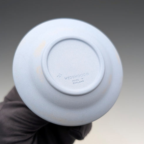 British Vintage Wedgwood Jasperware Ring Holder in Pale Blue